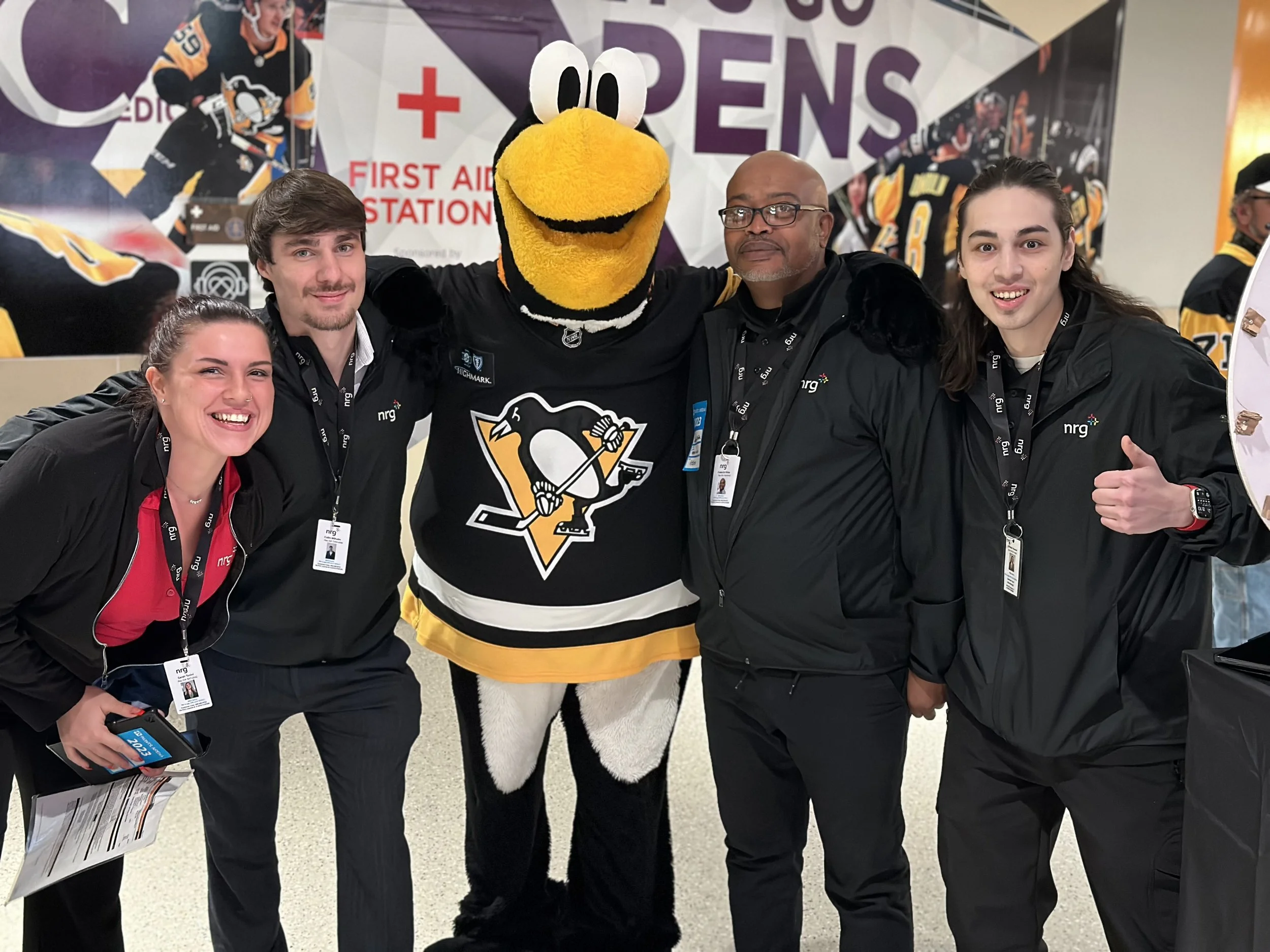 EDMESTON EVANS INC AT PITTSBURGH PENGUINS GAME