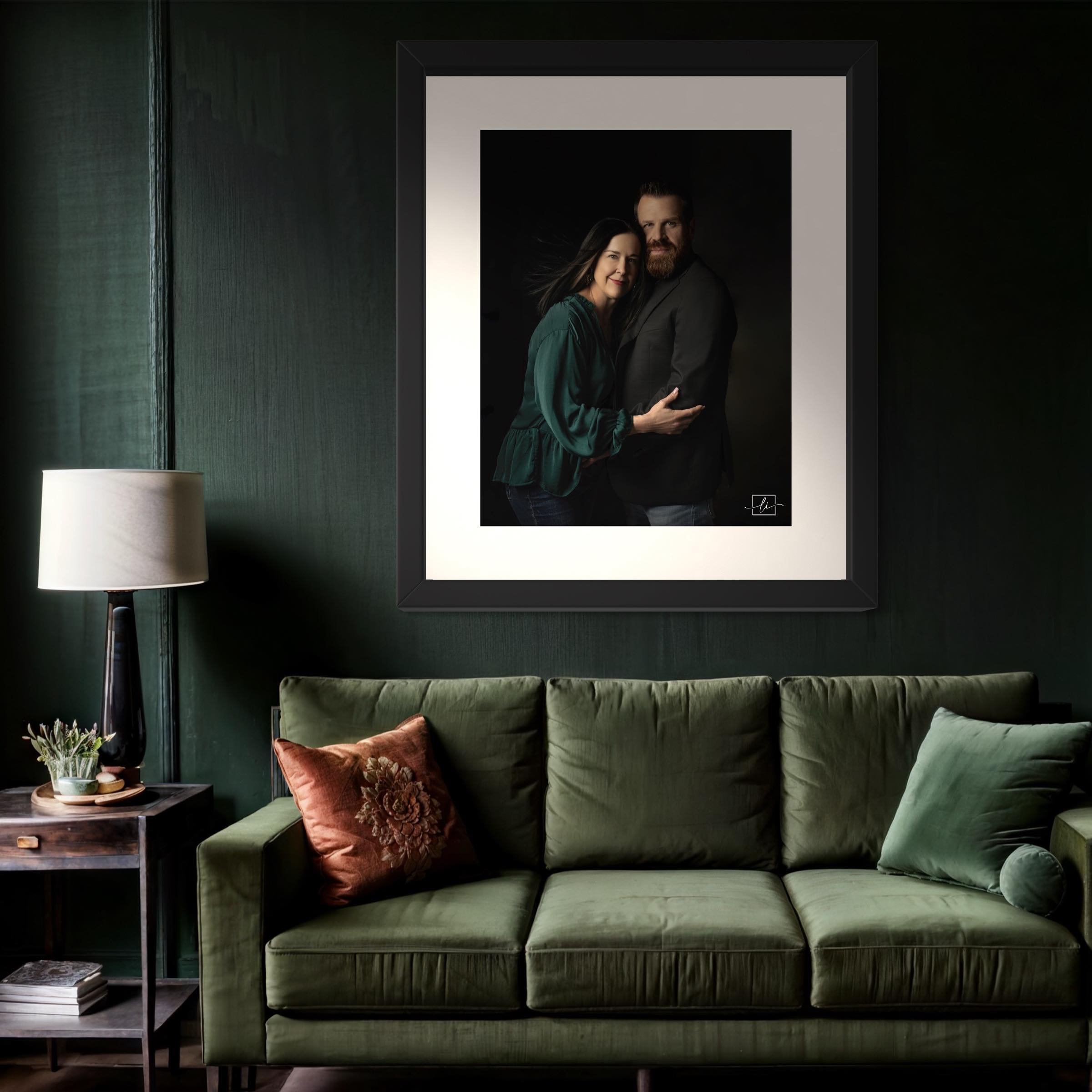 #ElevateYourEveryday and any space in your home with #BlackLabel portraiture by Lasting Images. Check out our new website and schedule your own session!