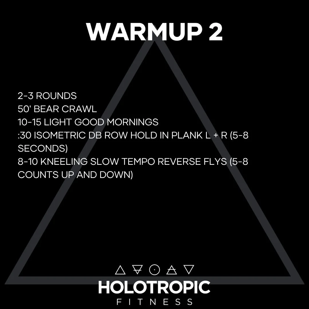 Warm Up 2