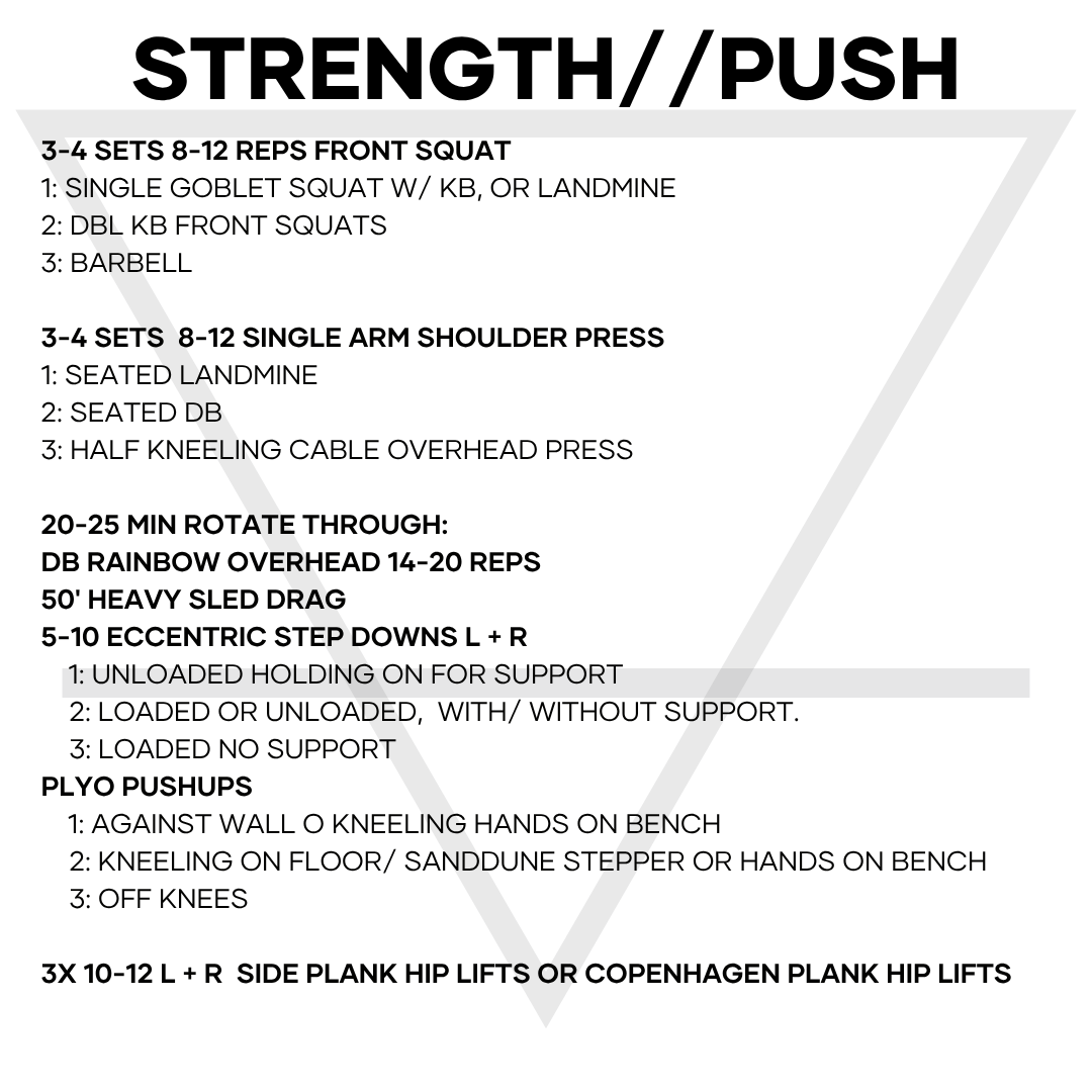 Strength: Push
