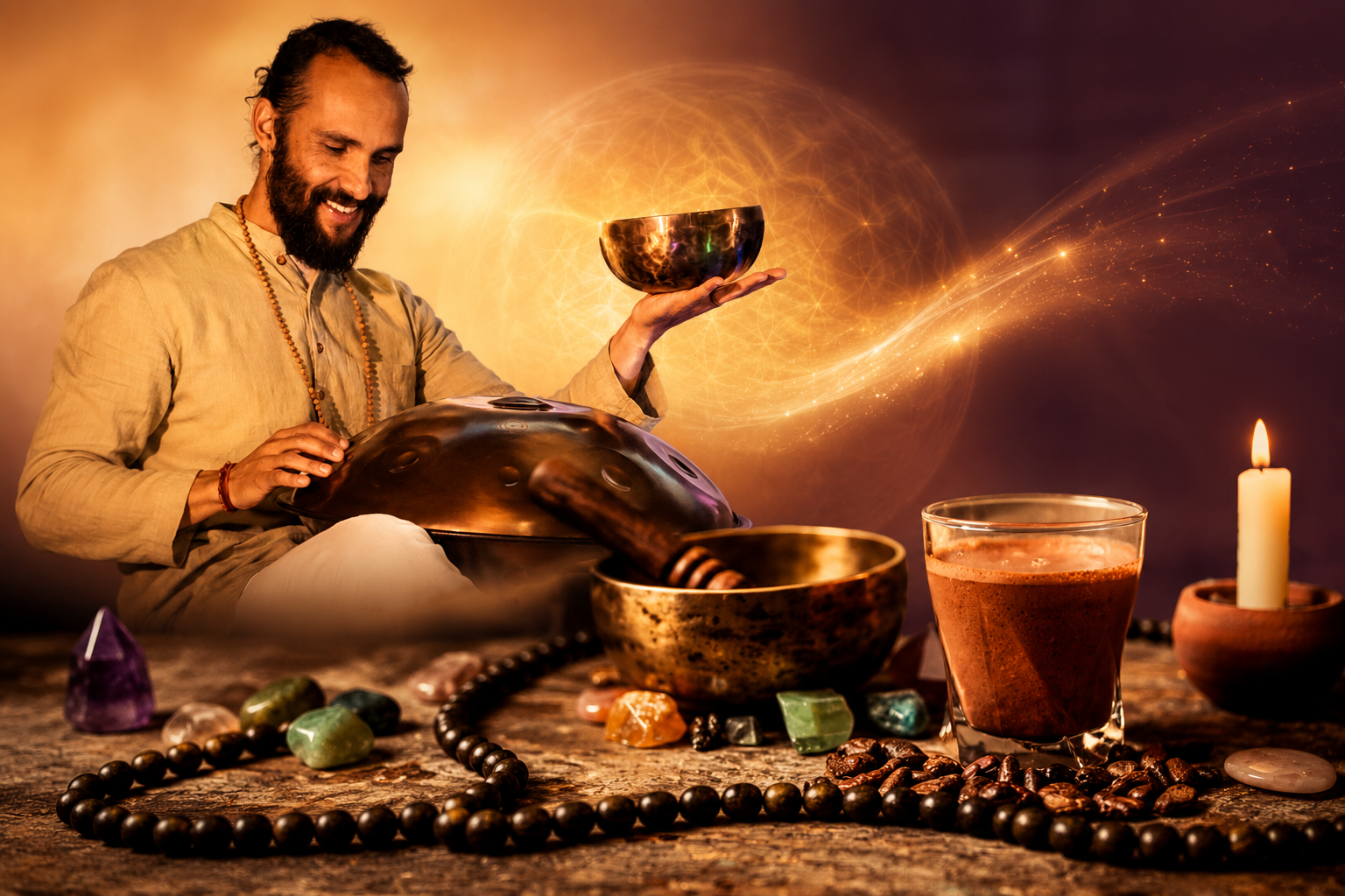 Cacao & Sound Bath Journey - Shriman