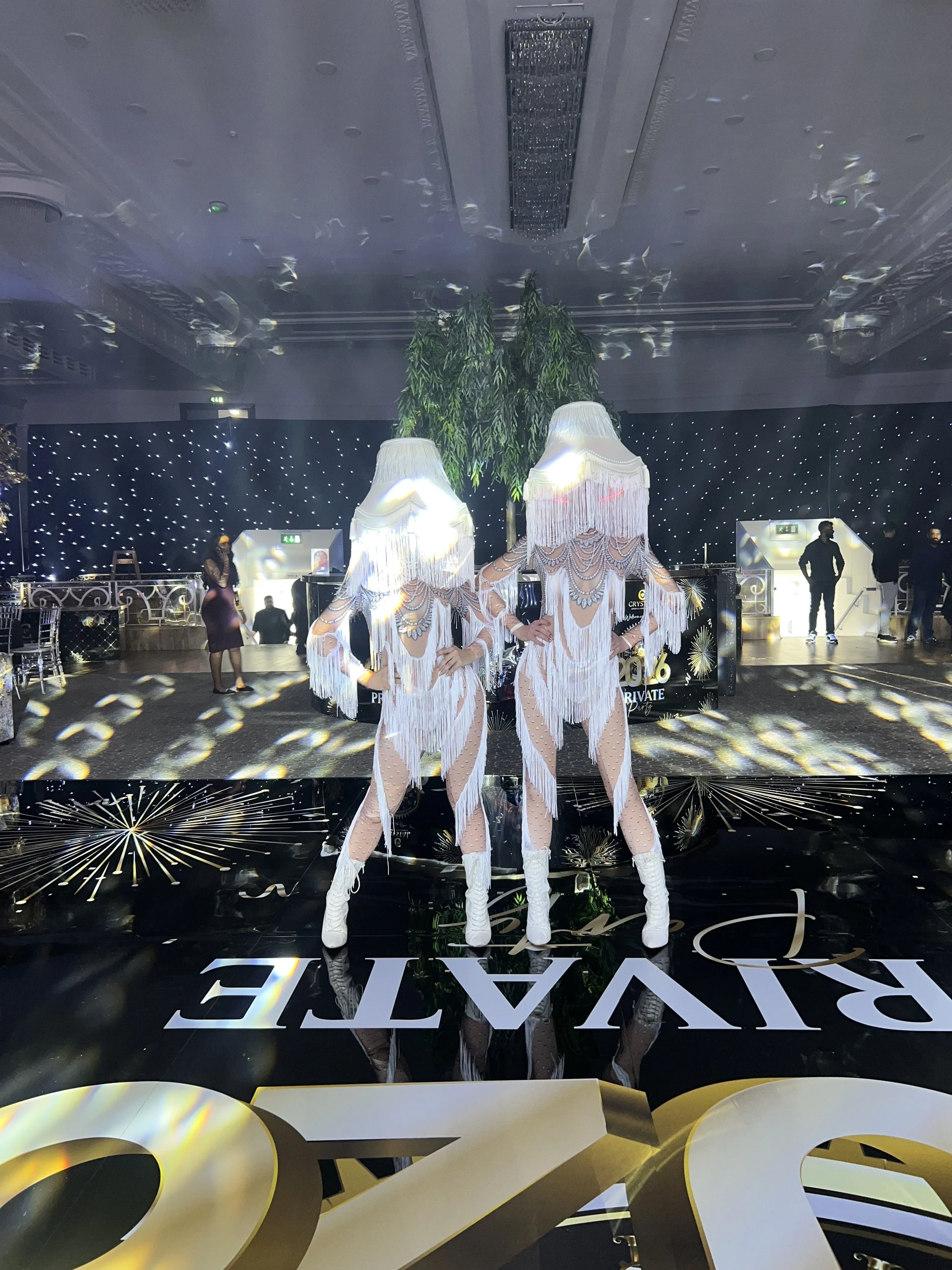 lampshade ladies at crystal Hayes