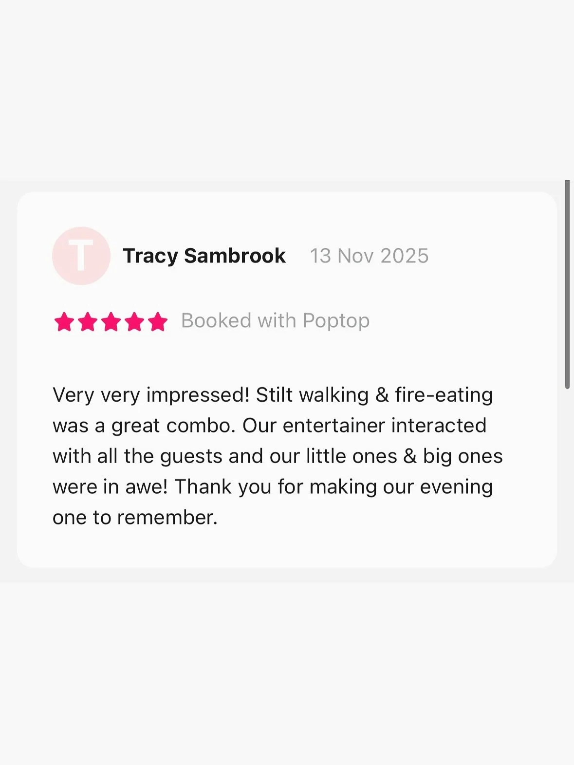 Feedback Friday 
🌟🌟🌟🌟🌟

💌 hannah@highvoltageevents.co.uk
⚡️ www.highvoltageevents.co.uk