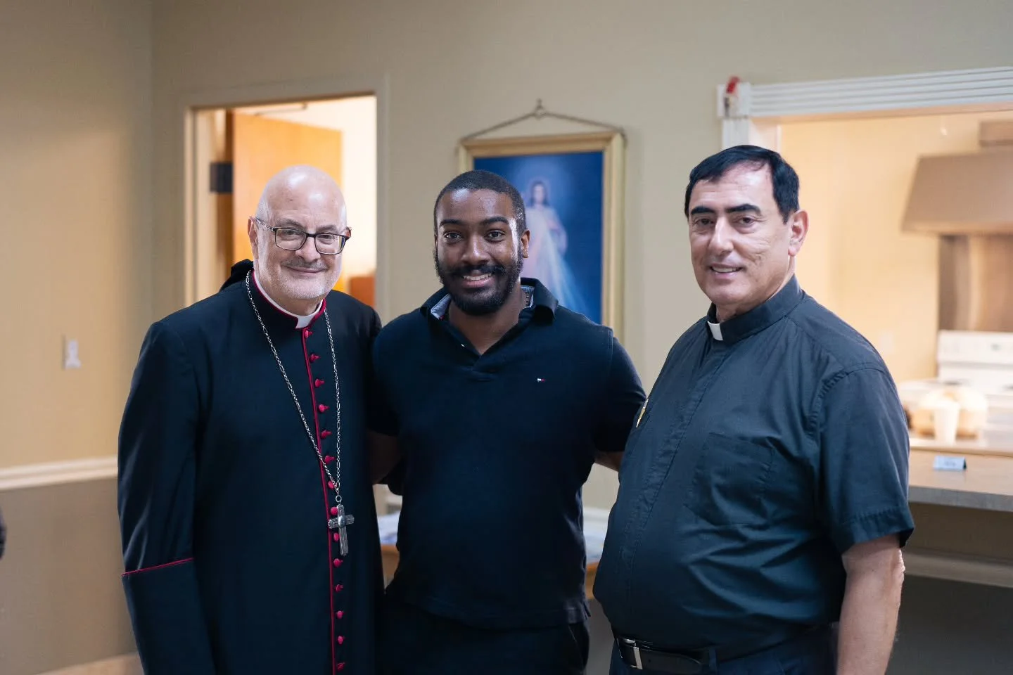 One of the greatest beauties of the Church is this:
Men from different parts of the world, cultures, and generations &mdash;
united in one Spirit, one mission, one faith, one family...

One, Holy, Catholic, and Apostolic Church.
(Nicene Creed, AD 325