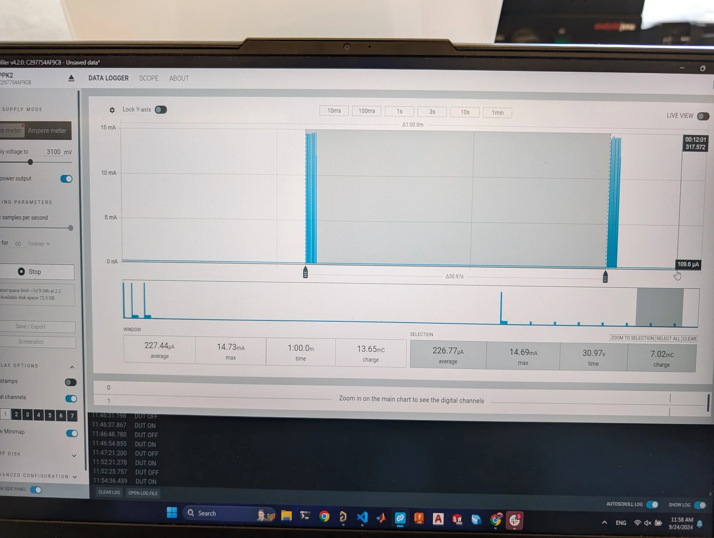 Impressive 220uA 3.3V Power Draw on Bluetooth Mesh Communication Stack
