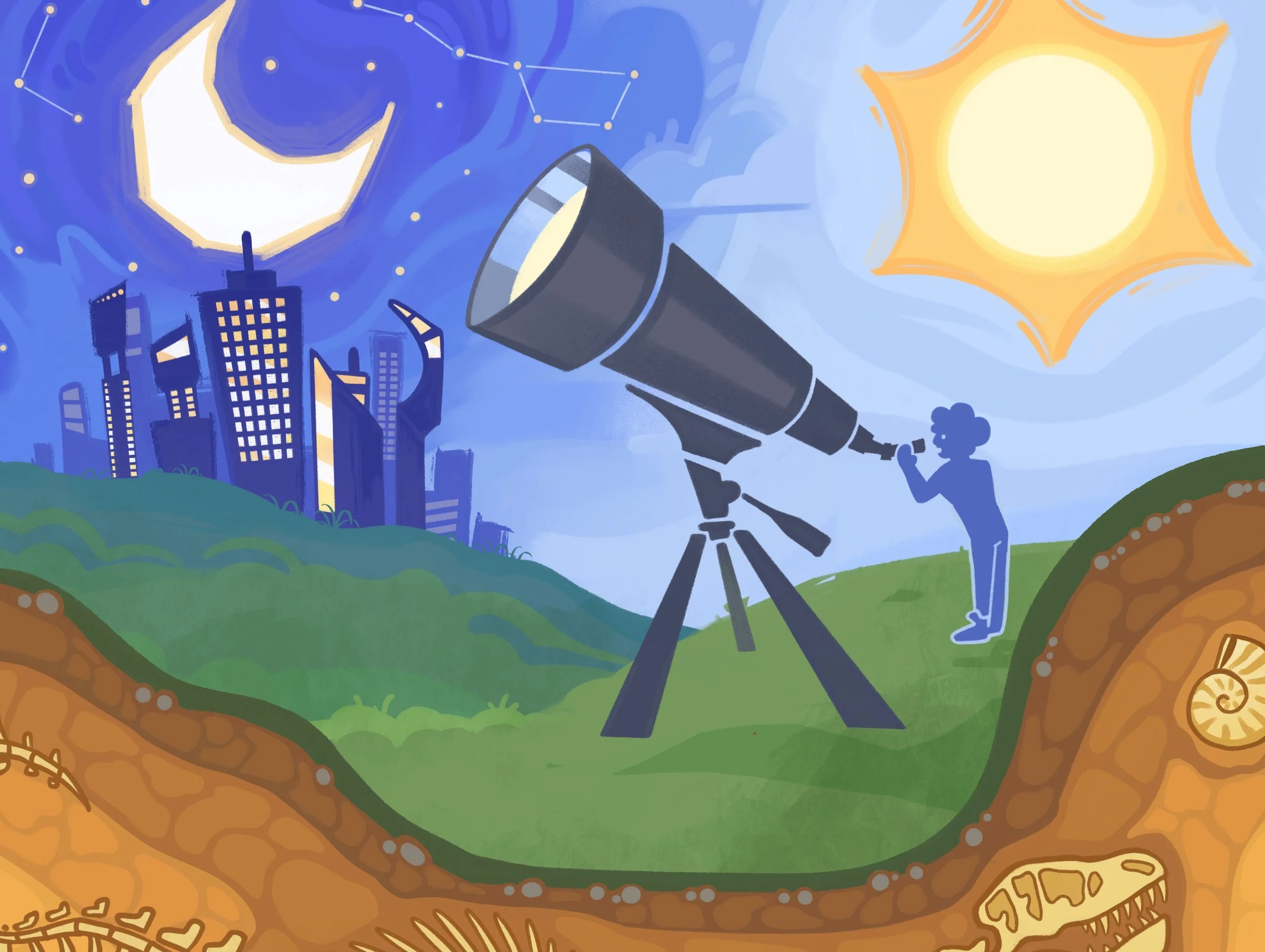 Editorial and Portrait Illustration: SciQuel