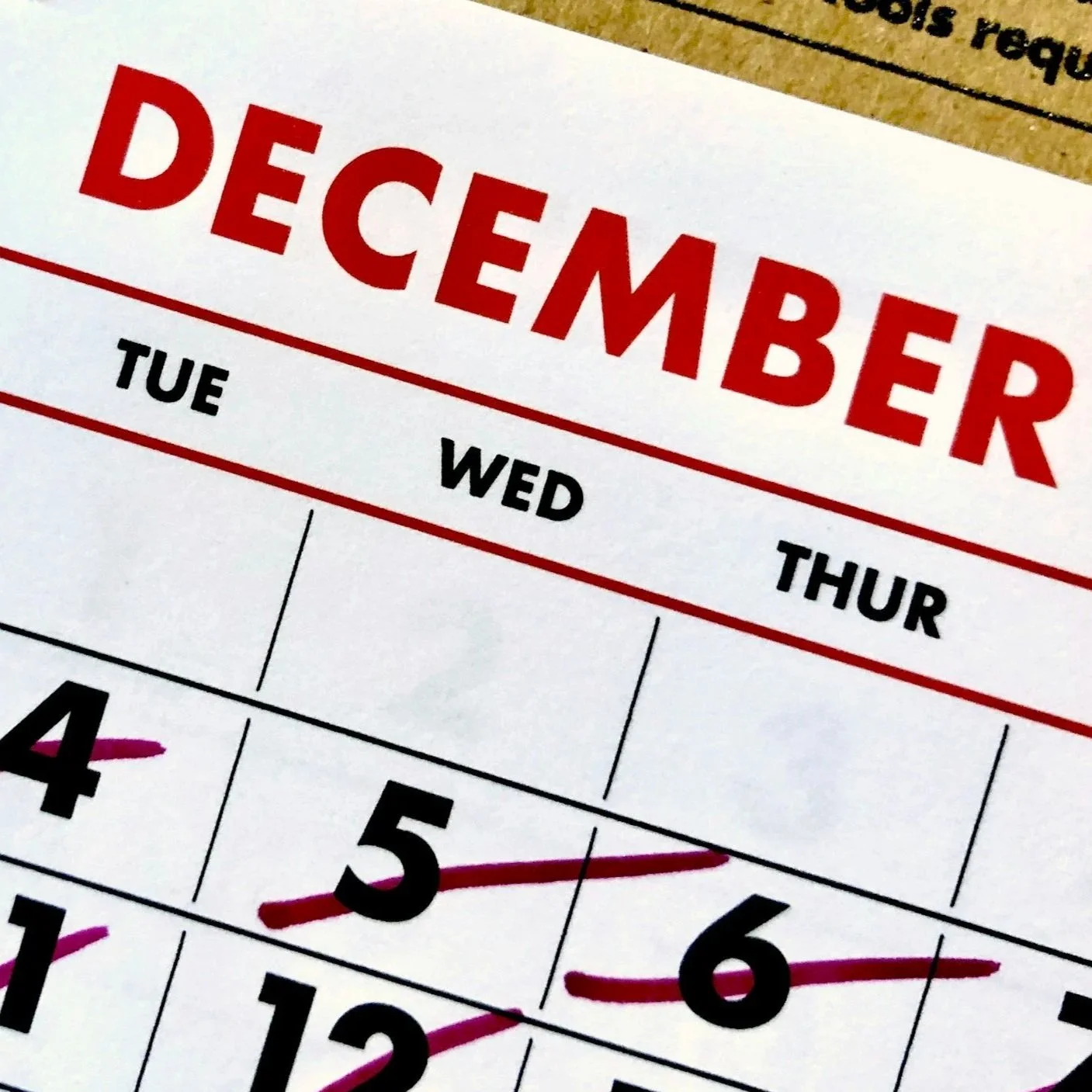 December Monthly WFT Meeting