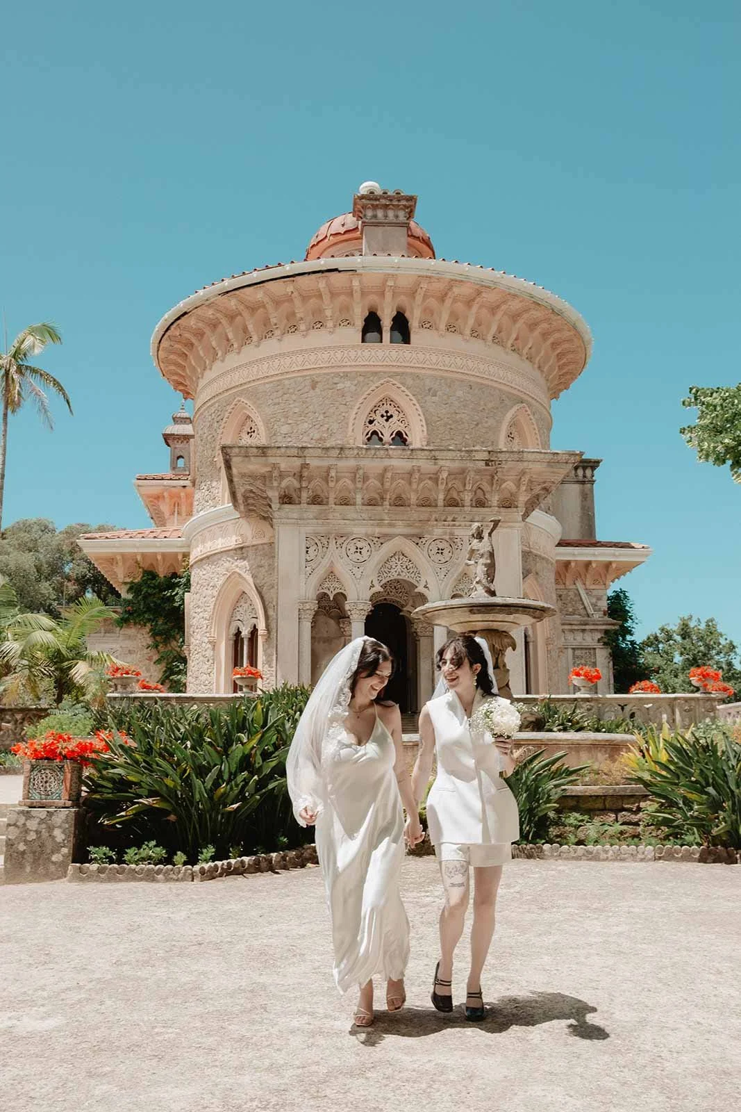 Monserrate Palace Elopement, Sintra, Portugal, LGBTQIA