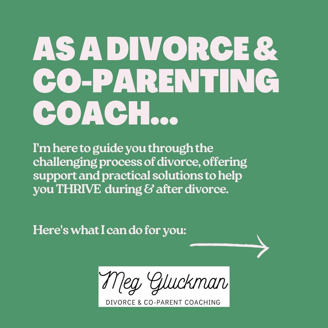 You don't have to work through your divorce alone...⁠
⁠
As a divorce &amp; co-parenting coach, I'm here to guide you through the challenging process of divorce, offering support and practical solutions to help you thrive in your post-divorce life. ⁠
