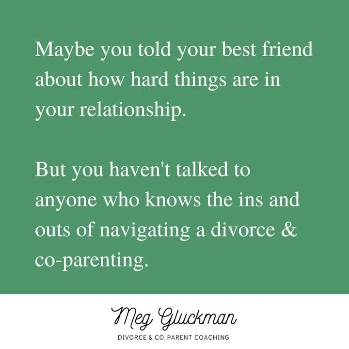Deep breath. Let's get you some answers.

👉  https://www.meggluckman.com/divorce-and-coparent-coaching-with-meg-gluckman

#divorce #coparenting
