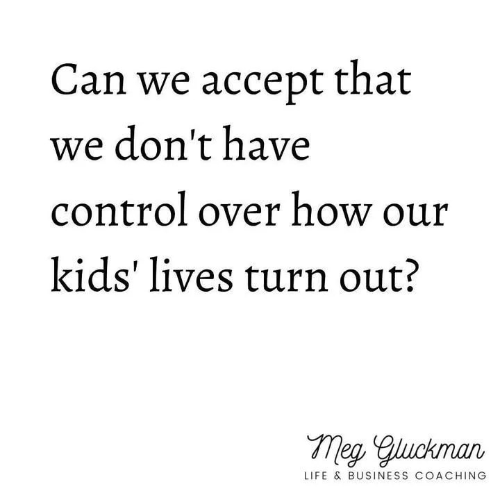 Oye, this is a biggie. 

We want to think if we do it all right (or at least ENOUGH right), our kids will turn out okay. 

(But, wink, wink, really we want them to turn out GREAT.)

👉  What if I told you that you only have a teaspoon of control over