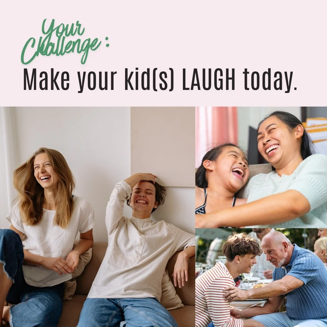 Sometimes all we need is more laughter &amp; play to re-center our relationship with our kids.

Divorce, two homes, co-parenting... can feel heavy and serious.

Don't forget to bring the fun &amp; lightness- even just 2 minutes of it!

😉🤣
