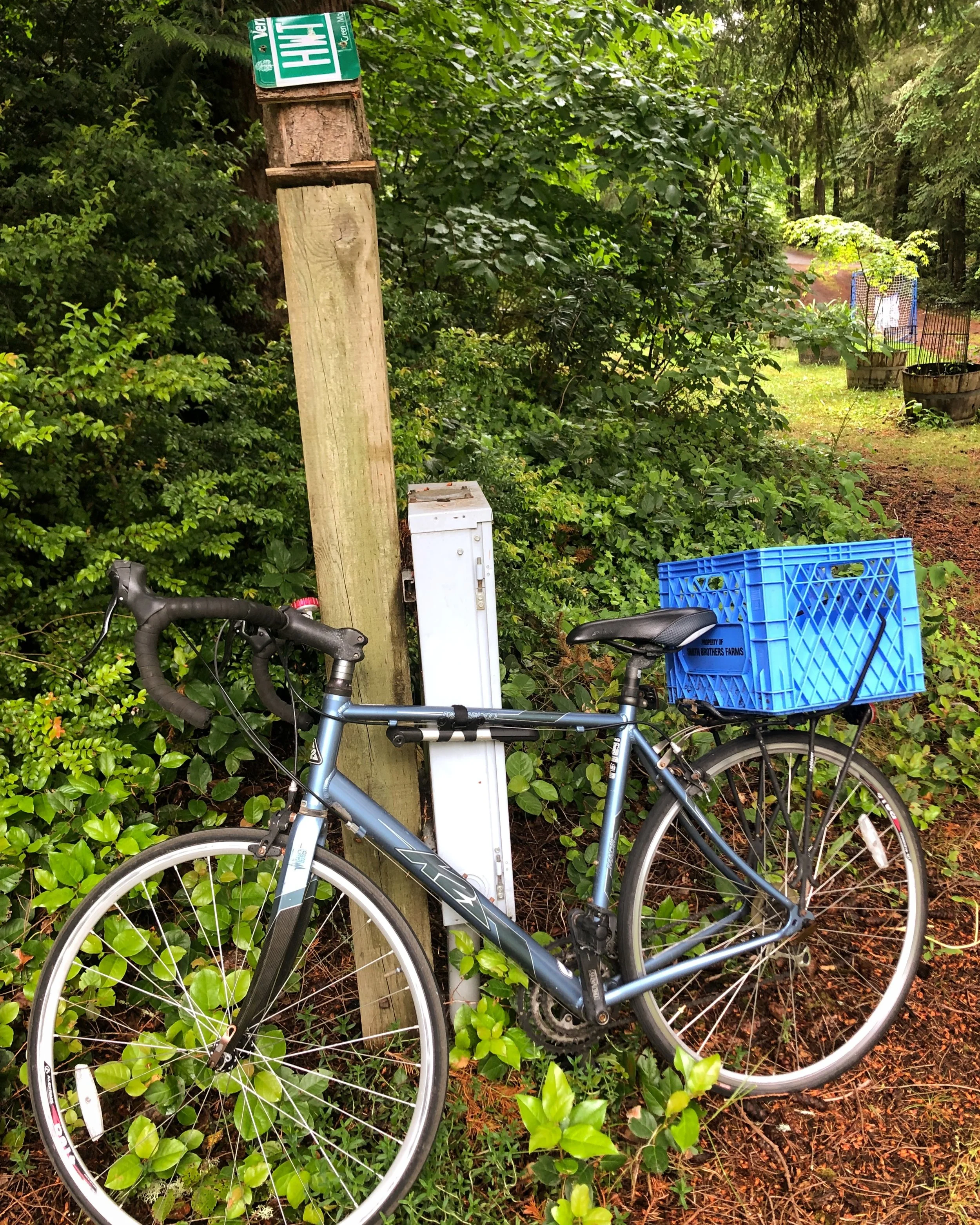 I got out on my bike over the weekend for the first time in 8 months. I felt rusty, and the hills seemed to have grown since last summer. 
 
In the middle of one, I found myself focused just a few feet ahead of the bike and pep-talking myself, &ldquo