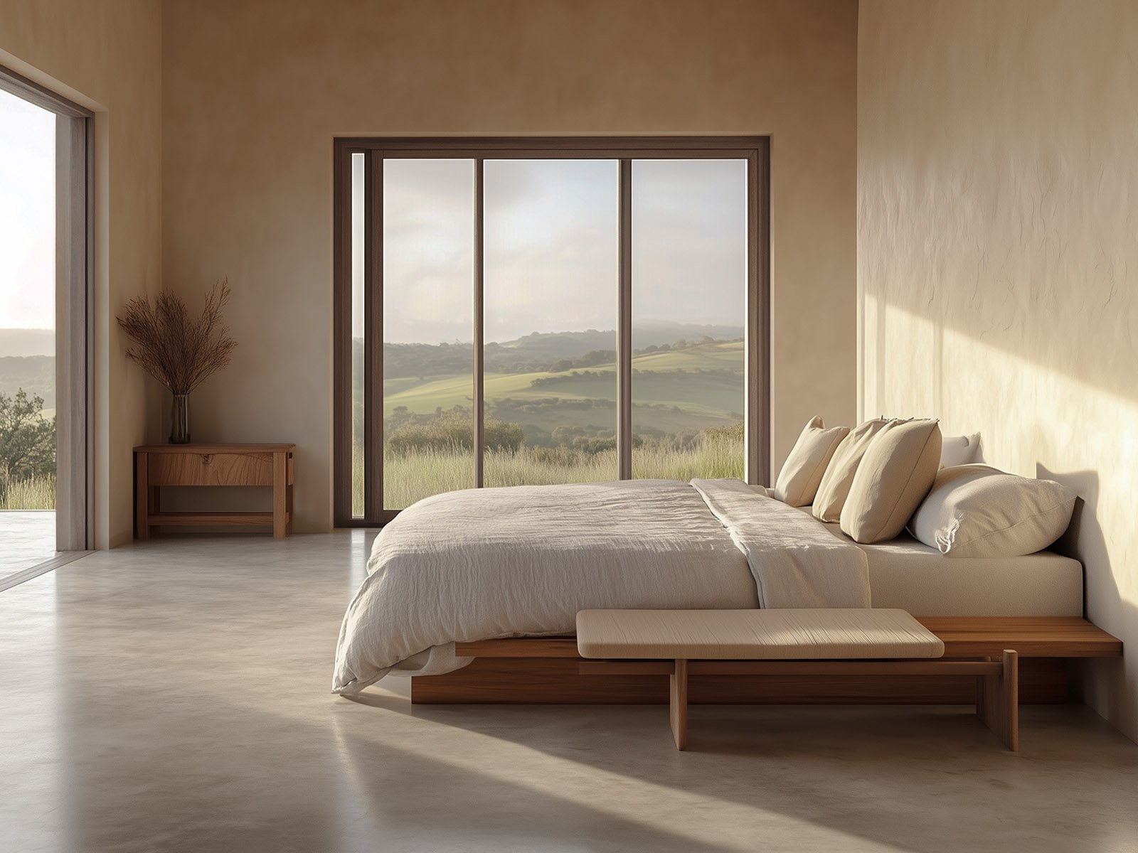 Historic Building Restoration – Minimalist Bedroom Interior Design