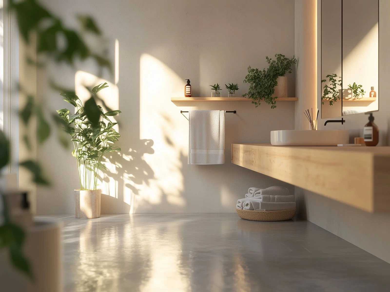 Historic Building Restoration – Modern Bathroom With Natural Light