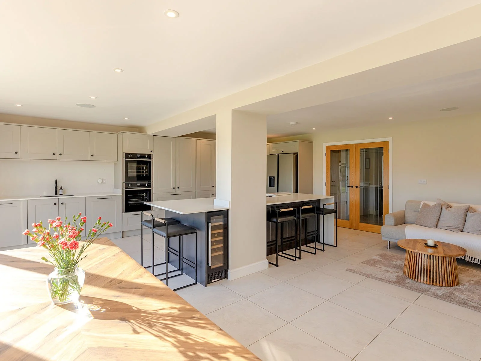 Open-Plan Kitchen And Living Space
