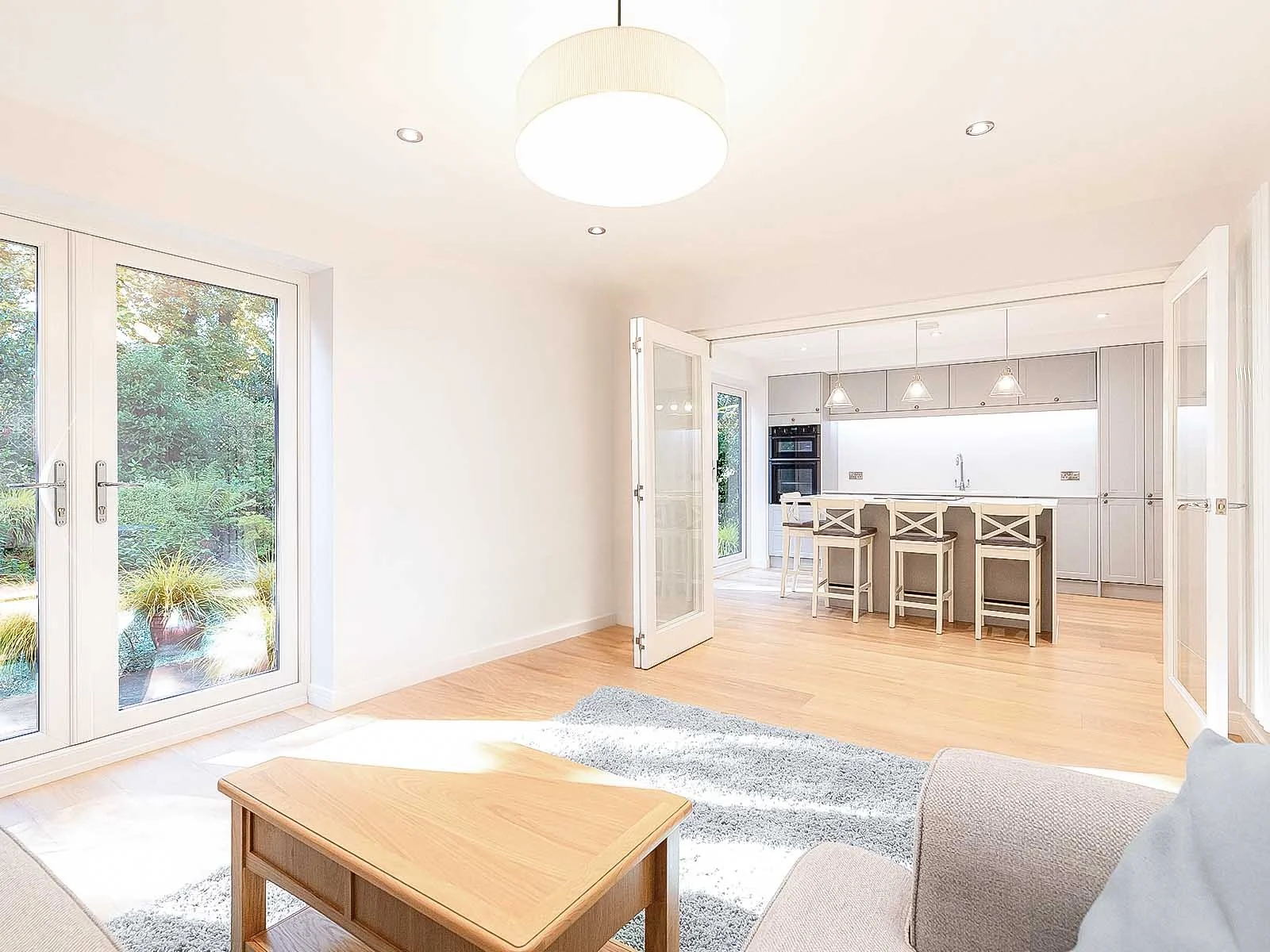 Open-Plan Kitchen And Living Space