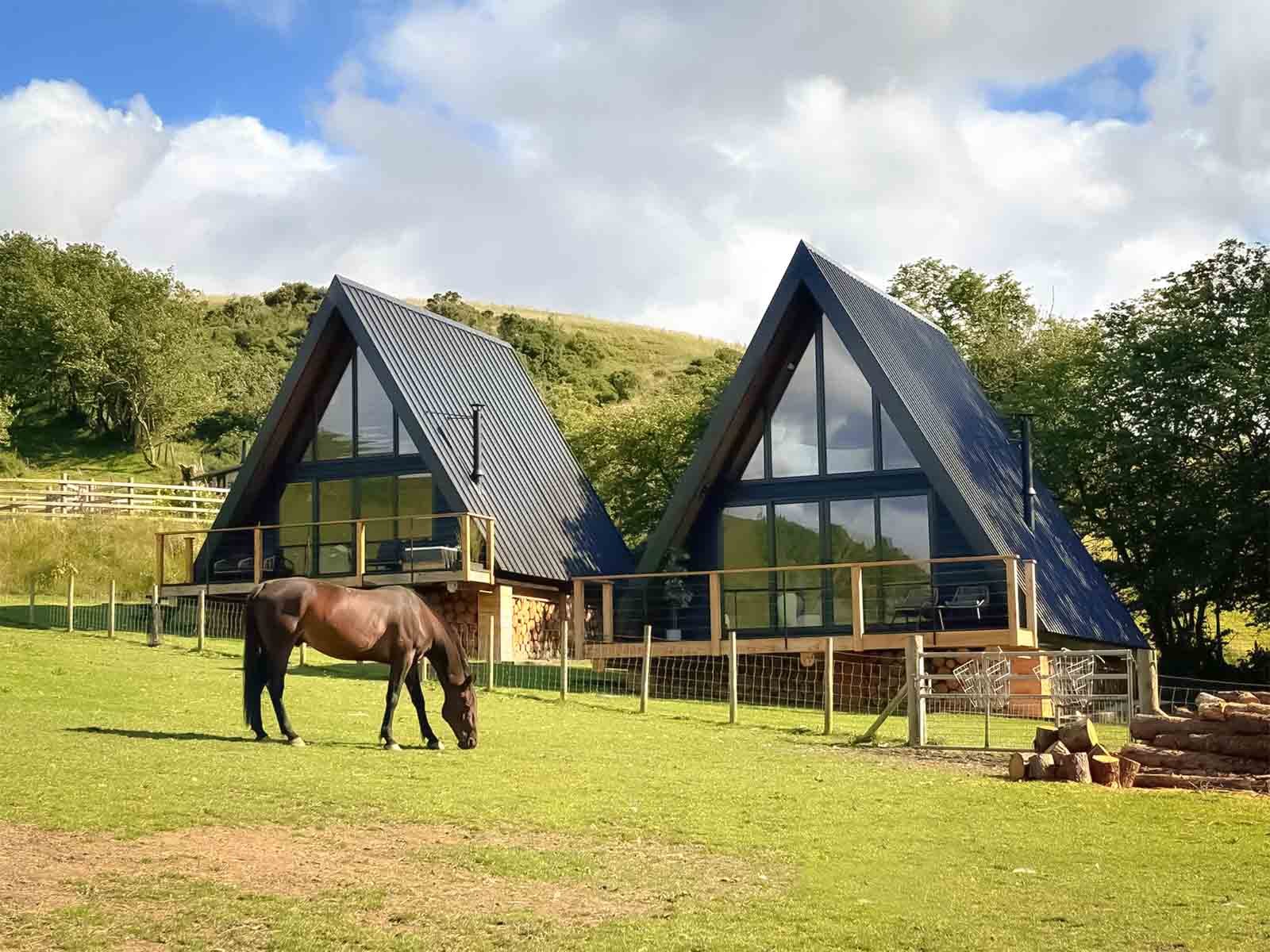 Lodge Design Scandinavian Lodges Gable Glazing Exterior