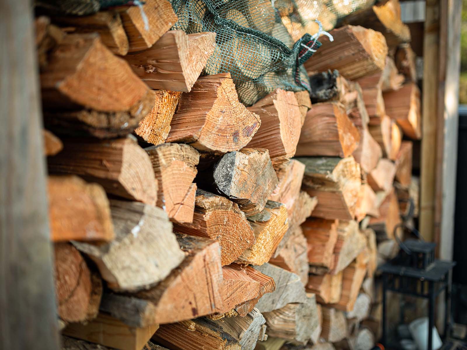 Shepherd Hut Design Firewood Storage Detail