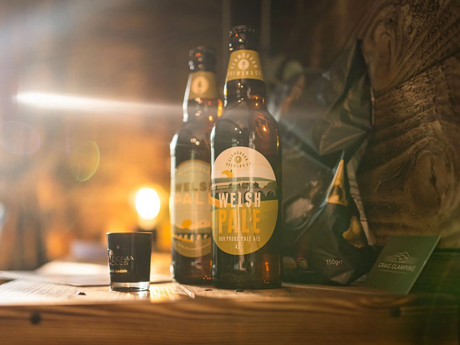Shepherd Hut Design Welcome Pack Local Ale