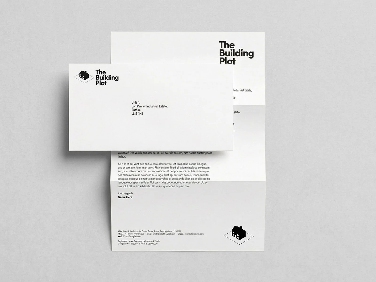 Letterhead (minimal layout close-up)