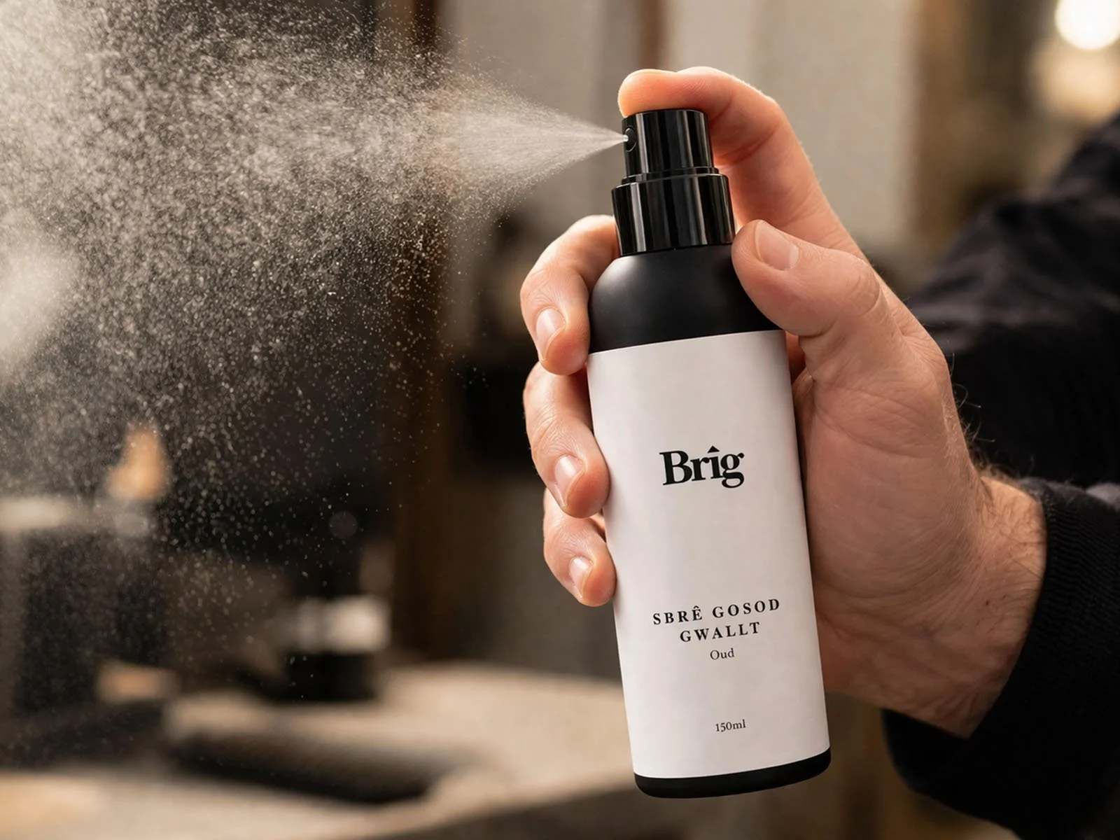 Spray application (lifestyle)