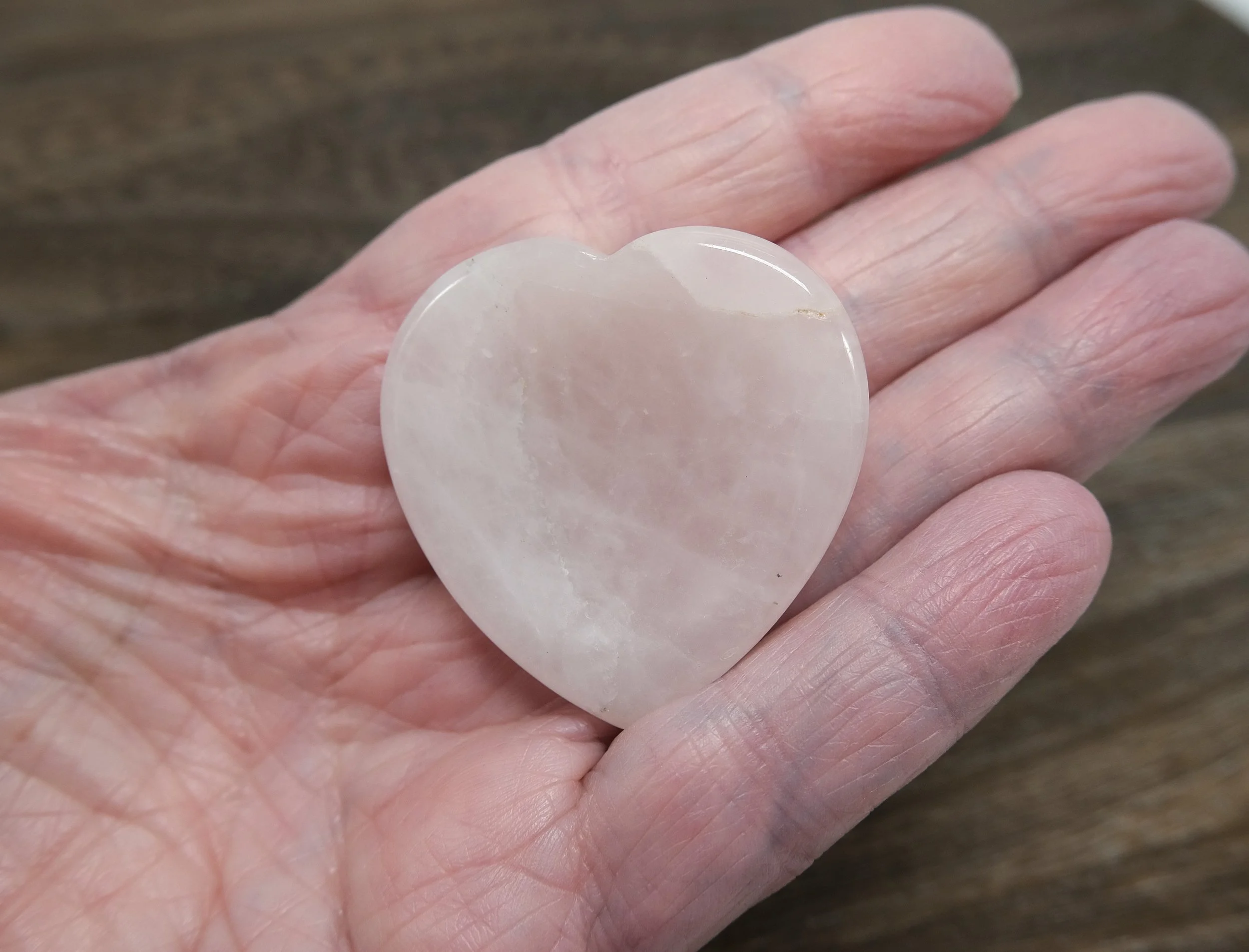 Rose Quartz Heart Shaped Worry Stone 3.JPG