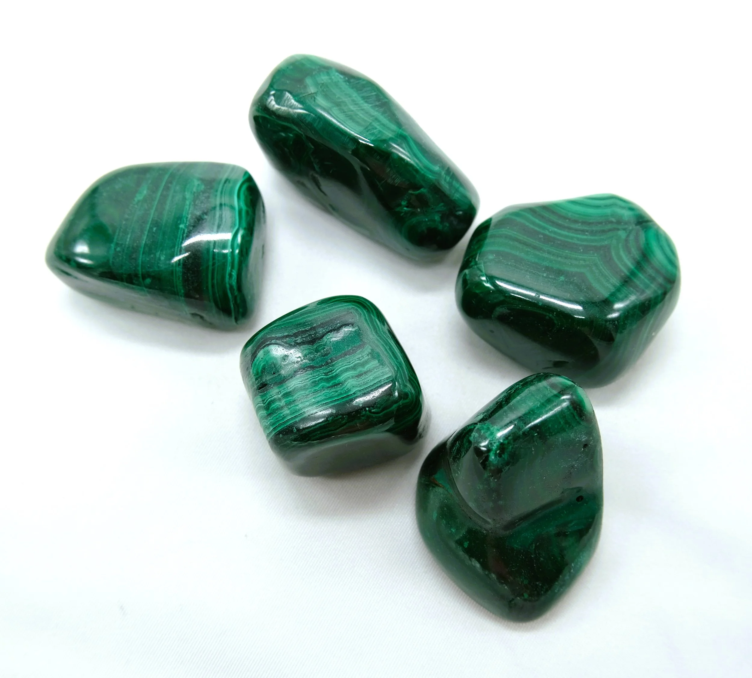 Malachite Tumbled Stones