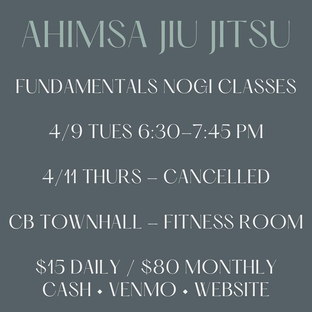 Tuesday class ONLY this week - Thursday is cancelled. Hope to see you tonight! 🙏 

All abilities, bodies and experiences welcome. Message me with any questions.