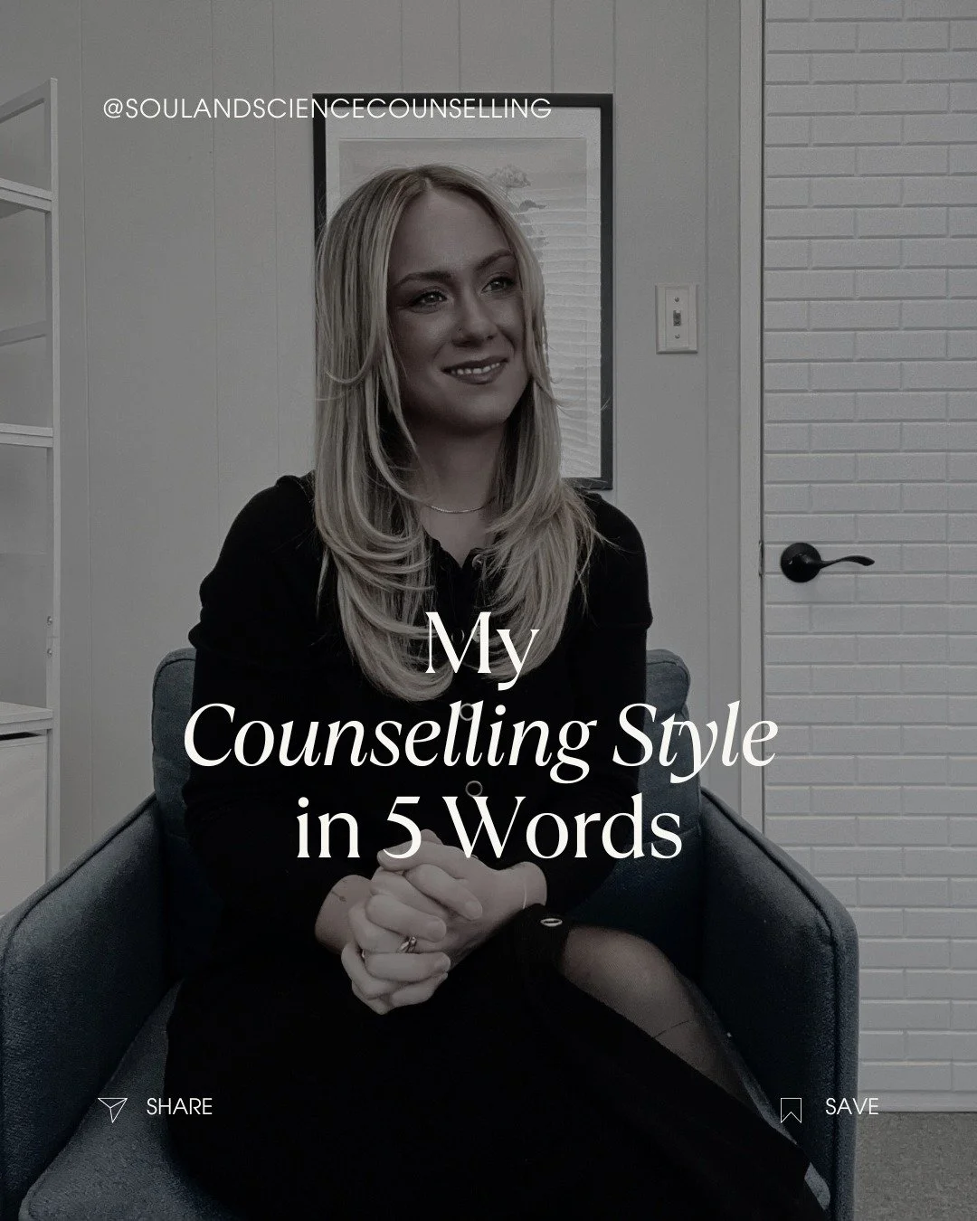My counselling style in 5 words 👇

There was a time where I thought therapy had to look one way&mdash;formal, clinical, and a little intimidating. Turns out&hellip; that&rsquo;s not me.

My style is human, compassionate, sometimes a little messy (be