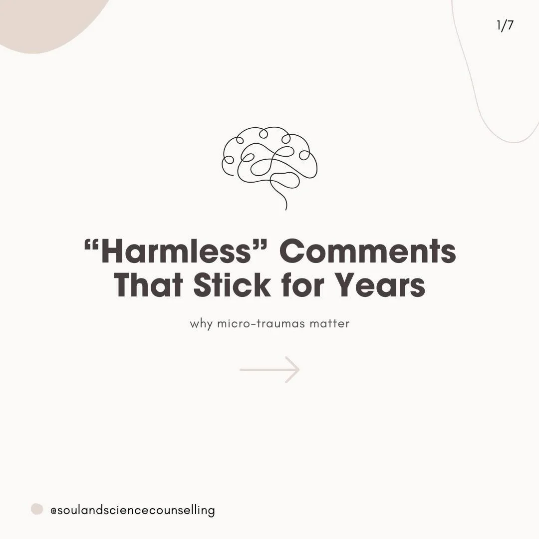 Not all trauma comes from &ldquo;big&rdquo; events.

Sometimes it&rsquo;s the small things &mdash; the offhand comments, the jokes that cut too deep, the moments where you felt unseen or too much.

They might seem harmless to others, but your nervous