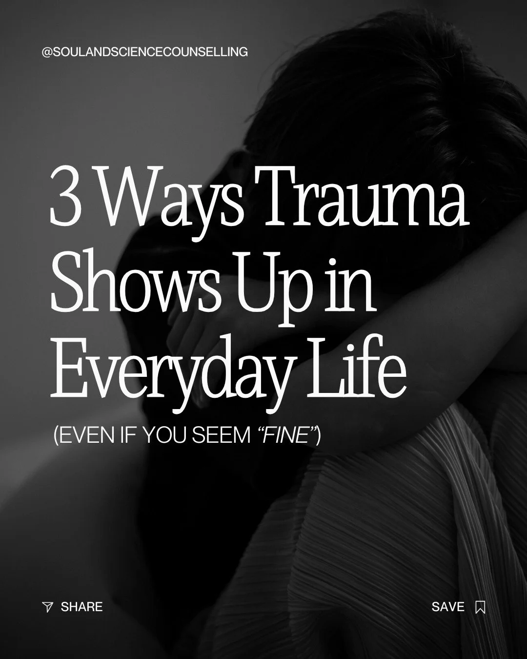 3 Ways Trauma Shows Up in Everyday Life &mdash; Even If You Seem Fine ⏬

Trauma doesn&rsquo;t always look big or dramatic. Most of the time, it shows up in the quiet ways you learn to stay on guard. Maybe you&rsquo;re hypervigilant and constantly sca