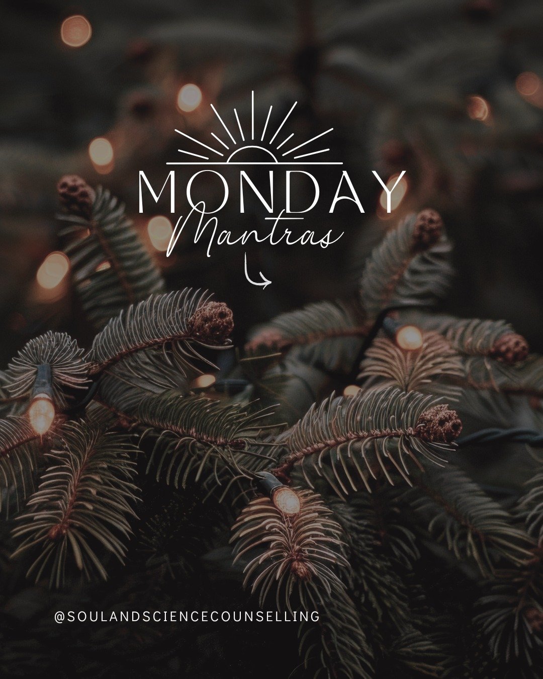 Monday Mantras 🎄 Holiday edition &mdash; because this season can be magical and mildly unhinged if you&rsquo;re not protecting your peace.

This week, remember:

❄️ My peace matters more than anyone&rsquo;s plans.
You are not the family event coordi