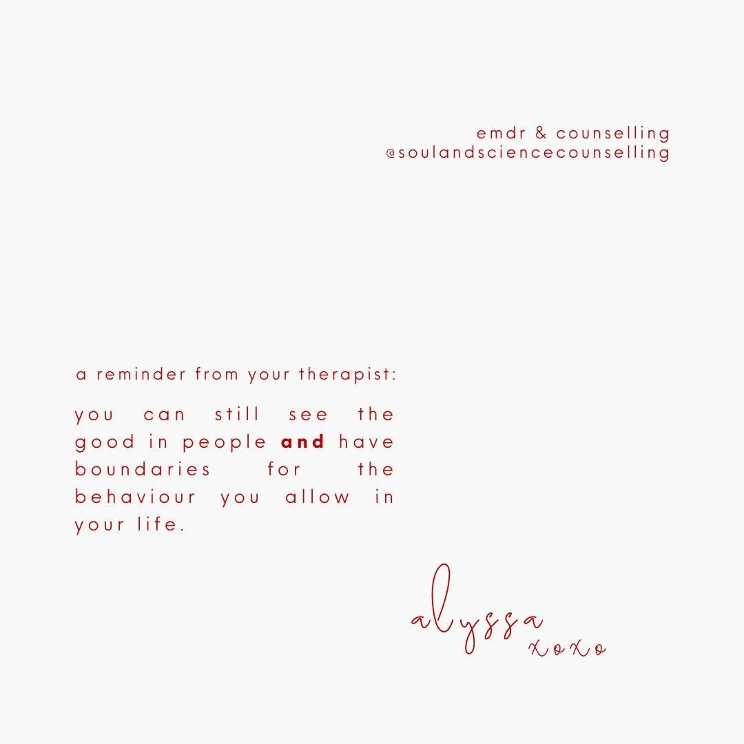 You can see the good in someone and still decide their behaviour isn&rsquo;t welcome in your life. Those two things can exist at the same time.

A lot of people struggle with boundaries because they think setting them means they&rsquo;re being cold, 