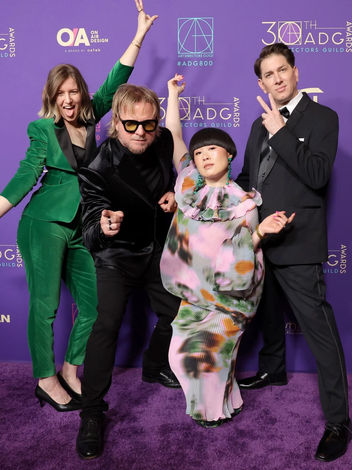 30th Art Directors Guild Awards 
A thrill to be nominated alongside this creative powerhouse team for our Variety Special. 
Tricia Robertson, Gary Kordan, Atsuko Okatsuka and Ryan Harper Gray! 
Not pictured but huge thank you to Nick Plotquin and eve