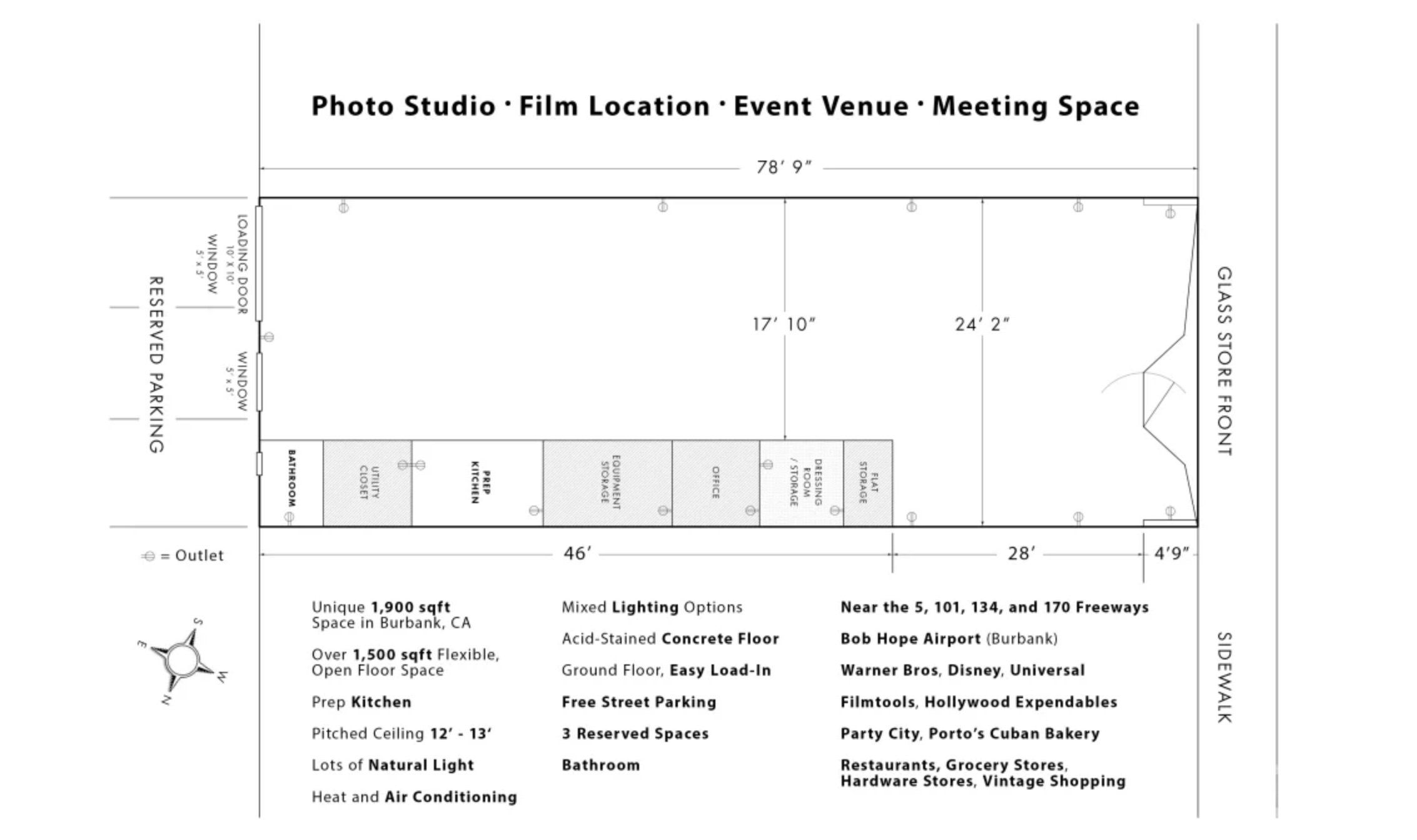 STU3 IS OUR BRAND NEW CONTEMPORARY STUDIO COMBINING UNIQUE WAREHOUSE DETAILS, HIGH CEILINGS WITH 100' OF NEUTRAL WALLS, NATURAL WINDOW LIGHT AND AMPLE LED COLOR LIGHTING. STU CAN BE DRESSED AS A WIDE VARIETY OF LOCATIONS: RETAIL, CONTEMPORARY LOFT, A