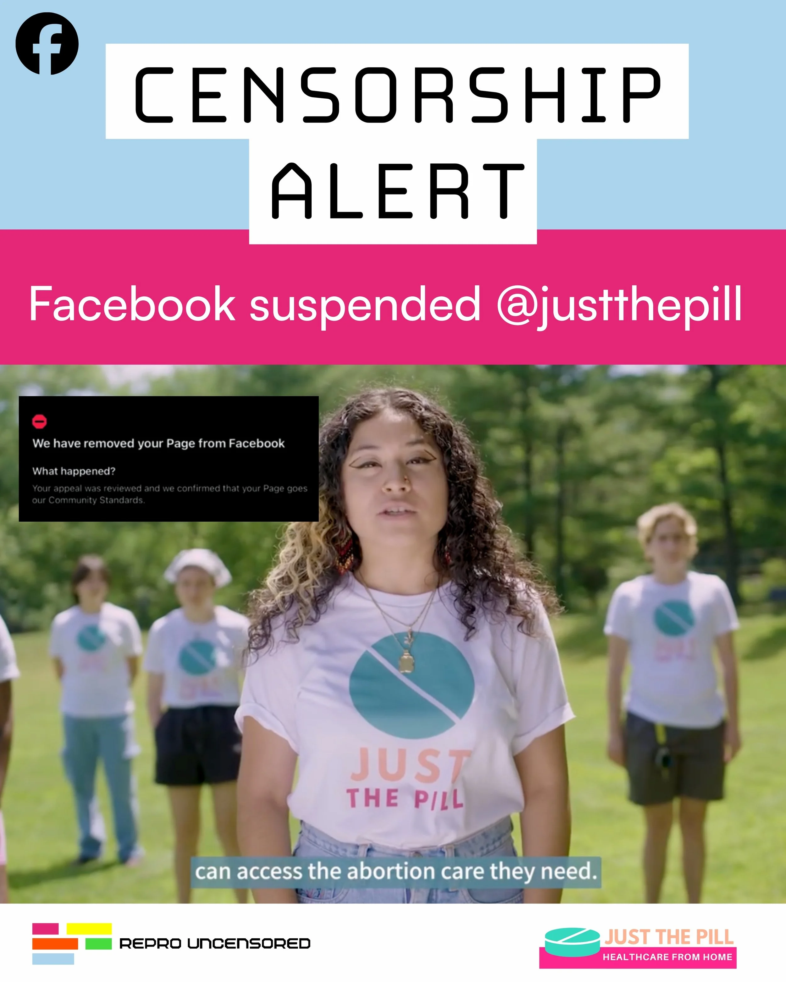 Facebook Takedown: Justthepill