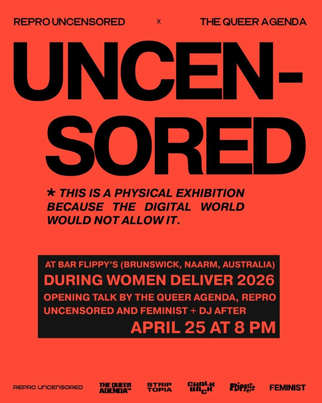 UNCENSORED: A FLINTA+ Exhibition in Naarm/ Melbourne