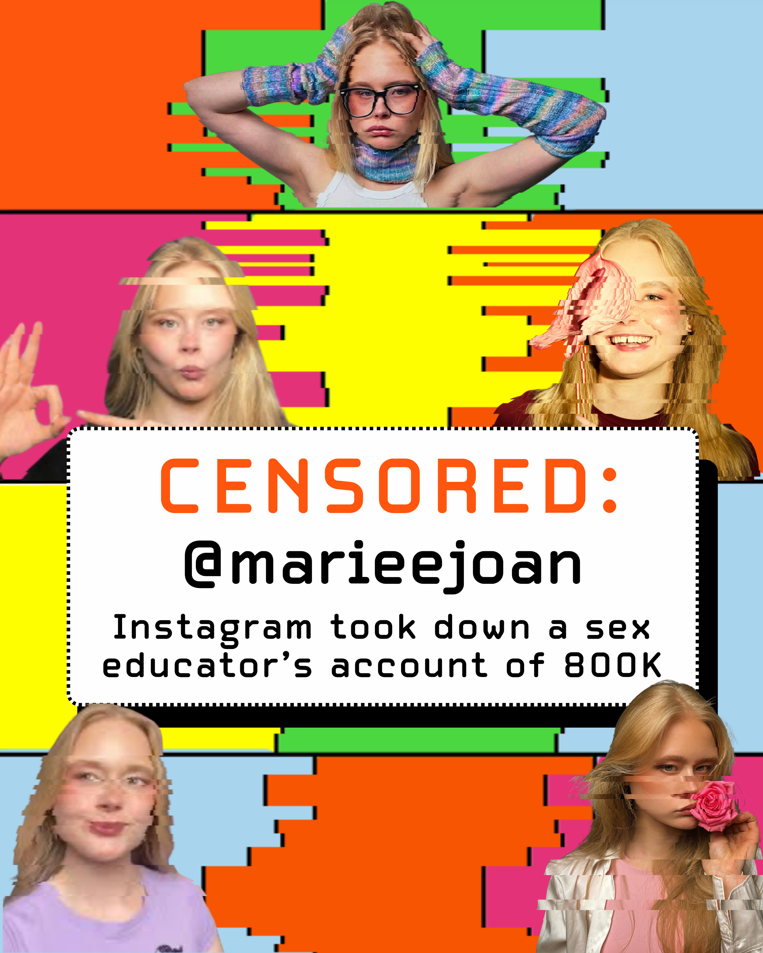 Instagram suspends sex educator @marieejoan