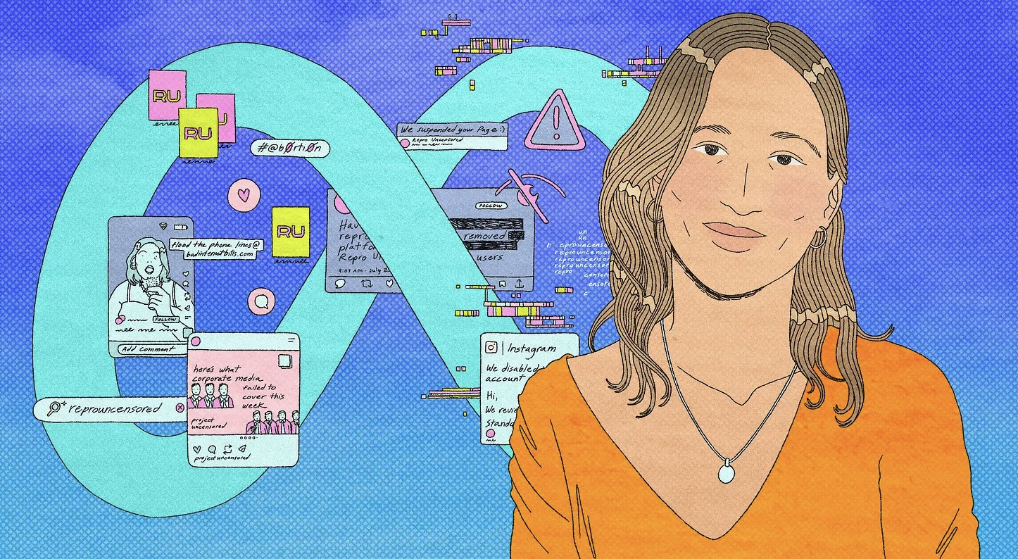 She's Fighting for Pro-Choice Speech, One Account at a Time