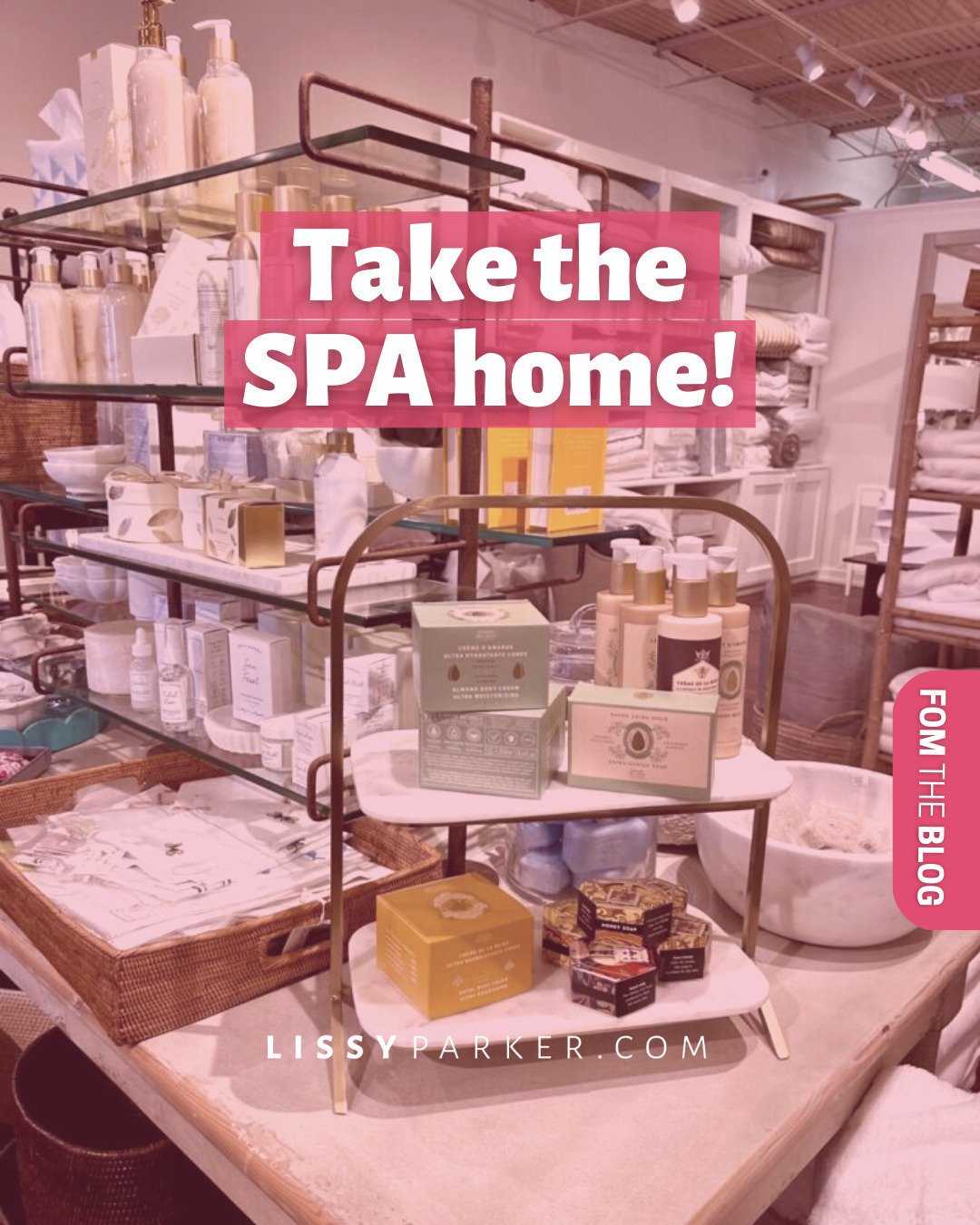 Take some time for yourself today. It&rsquo;s the season for refreshing&mdash;for all of us. If your schedule won&rsquo;t allow for a spa visit, make your home into your favorite spa. All the goodies today are from Erika Reade in Atlanta. They always
