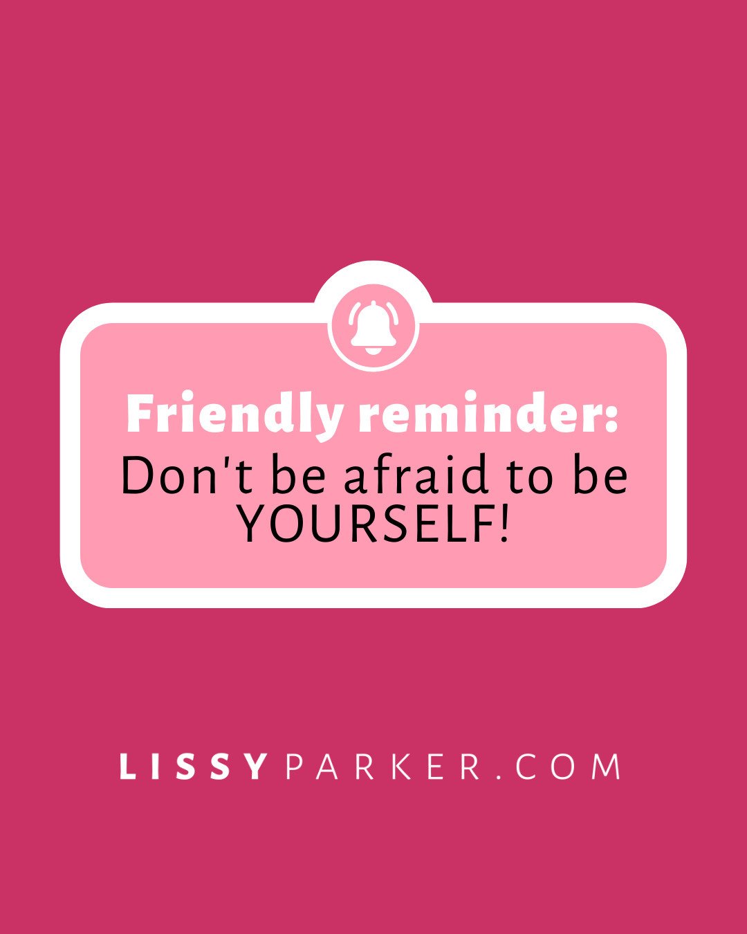 Here's a friendly reminder...💡

Let's be real here! There's no one else in this world that can pull off being you better than - well, YOU!
The world needs your individuality, your passion, your energy. Because YOU make this world a better, brighter,