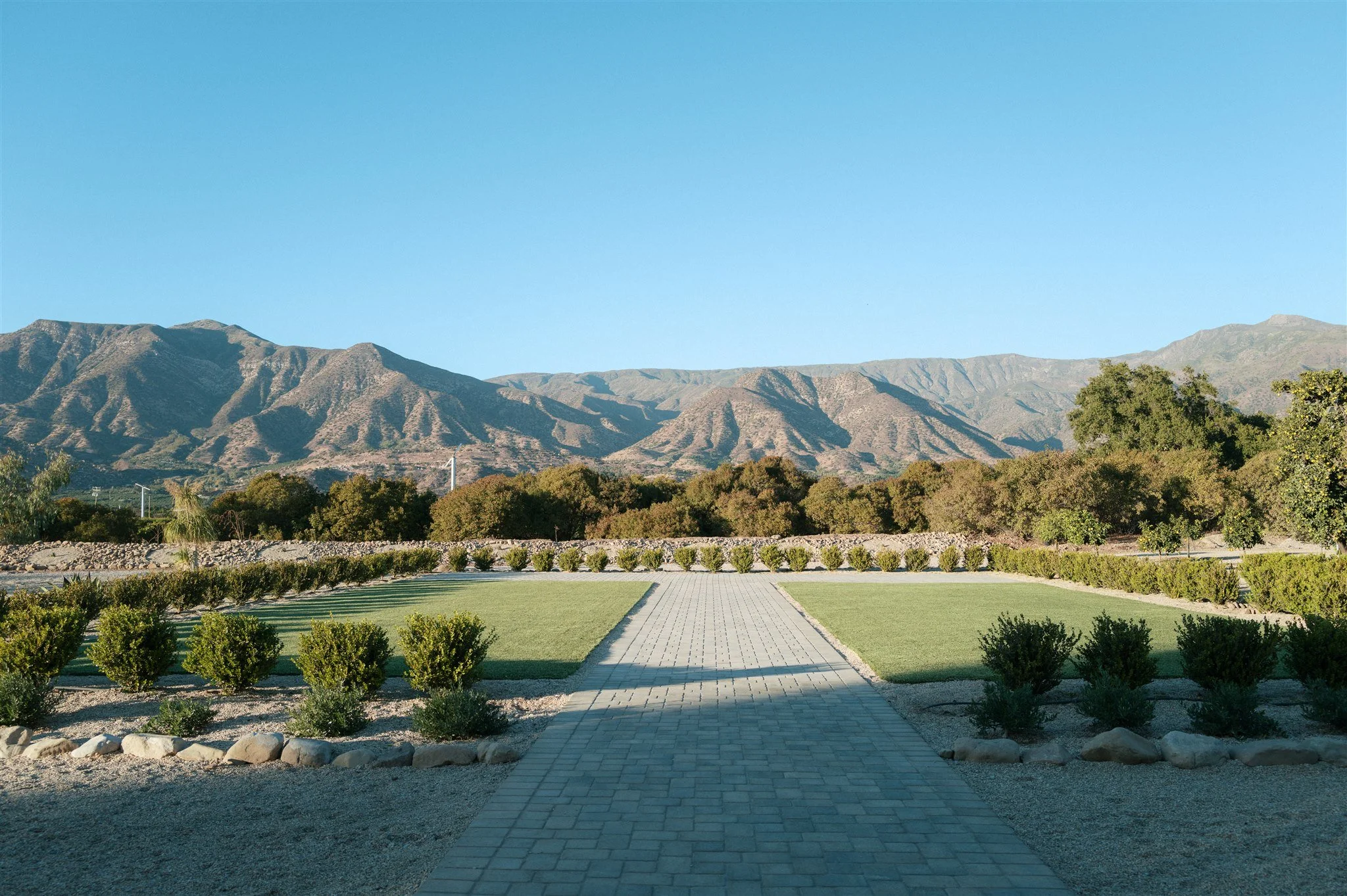 Dreamy Wedding Ceremony space at Topa Vista, Ojai.