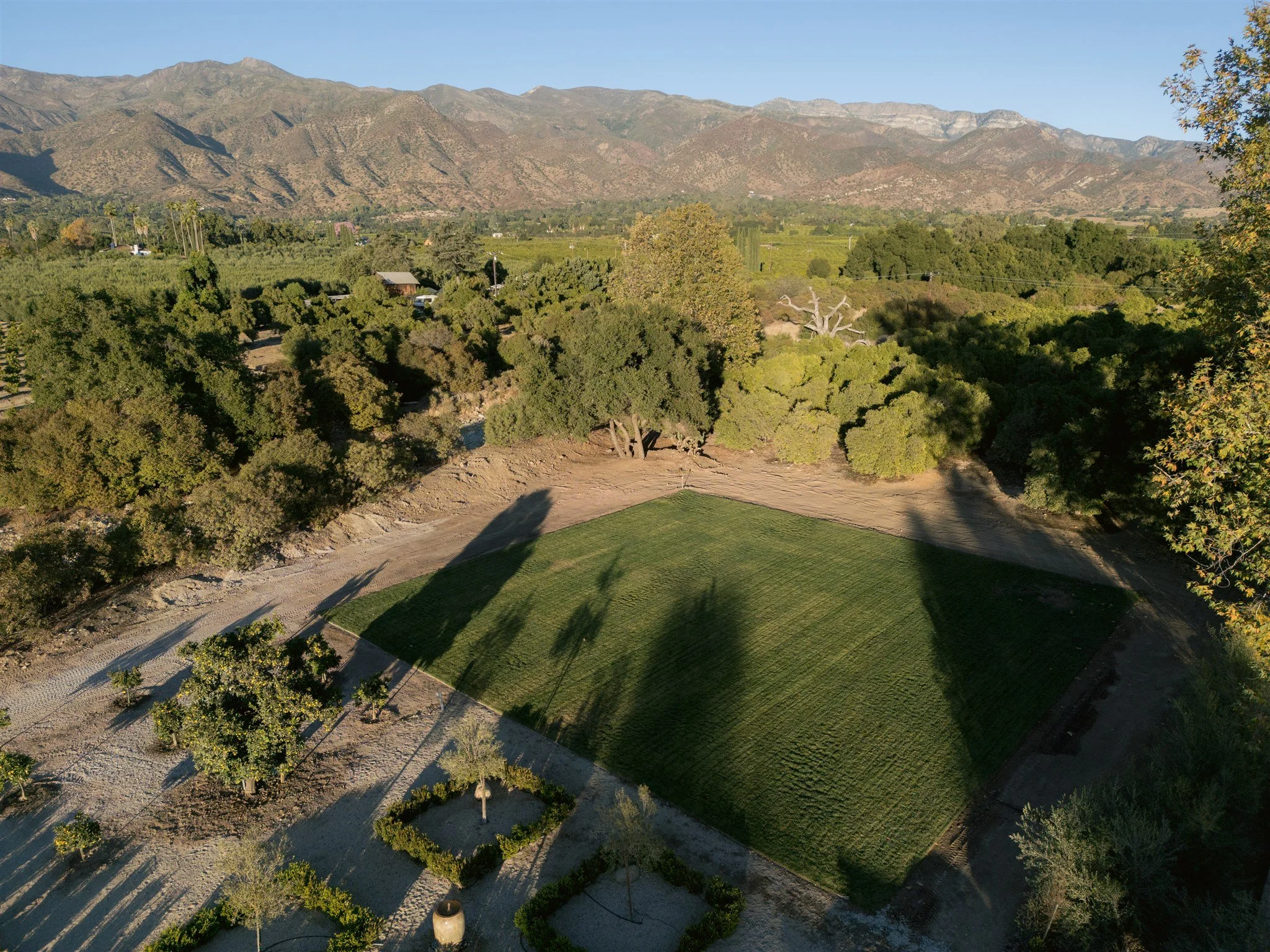 Reception Lawn at Topa Vista, Ojai.