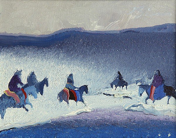 Horsemen Returning to Camp | 1987