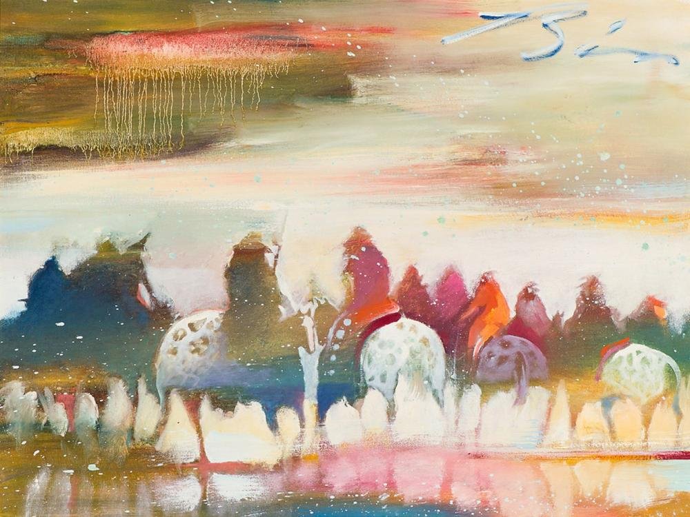Reflections on Clear Waters with Windy Rivers | 1998