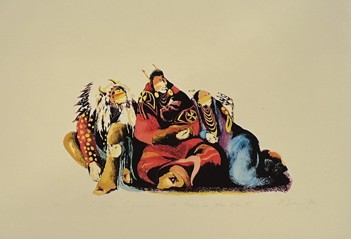 Crow Suite - Three Generations at Home in War Paint | 1986