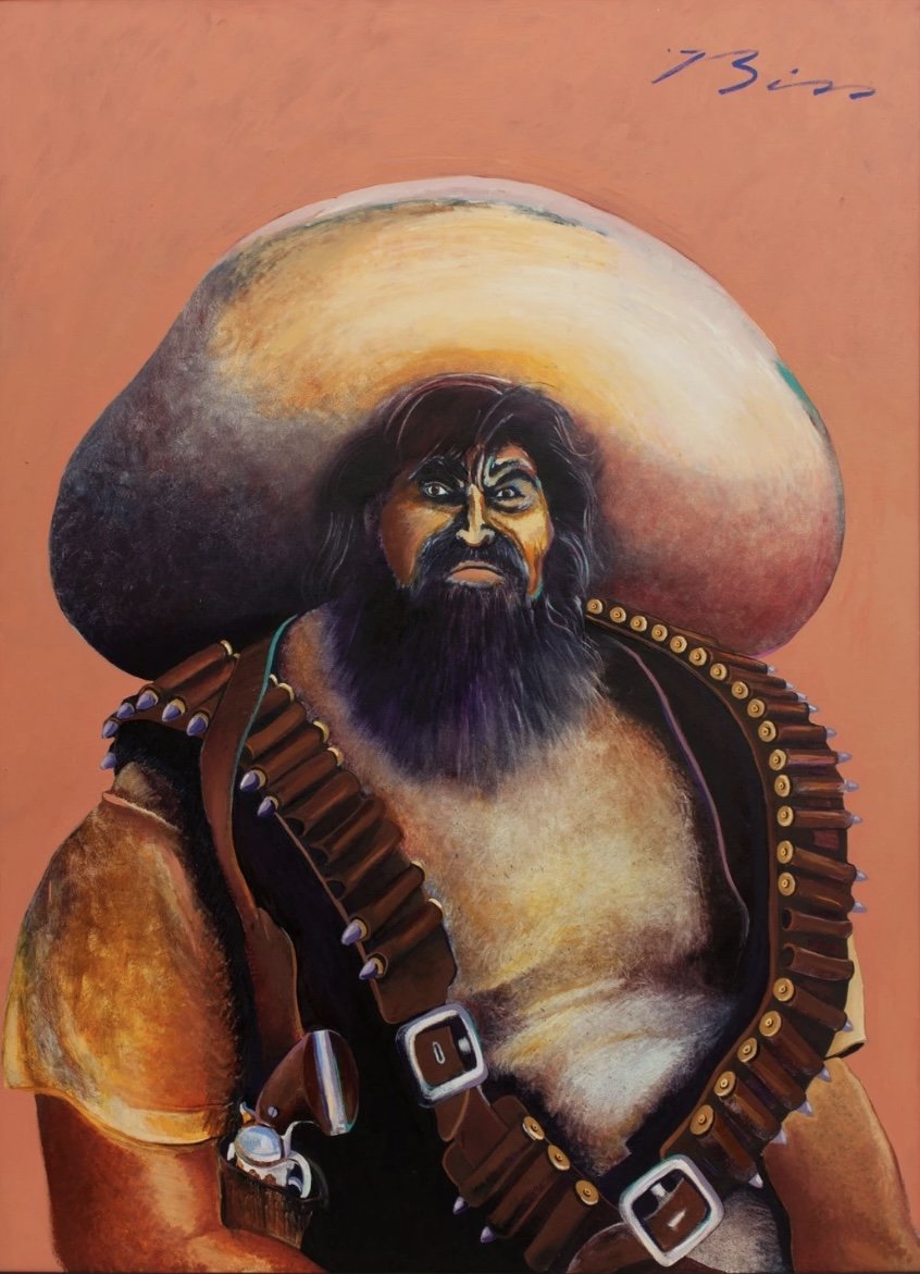Poncho Series: Portrait of a Friend from New Mexico | 1989