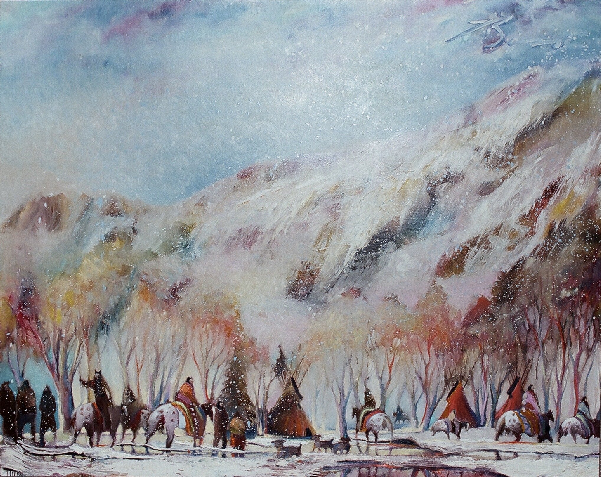 Red Lodge with Melting of the Spring Snow | 1998