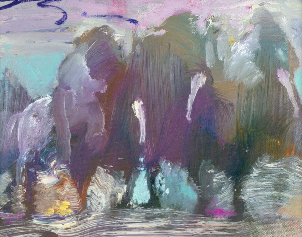 Three Riders Splashing Through the Dawn | 1993